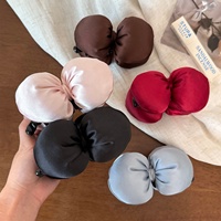 Daou – Grandes pinces à cheveux banane de 15 cm, personnalisées, couleurs unies, en forme de nœud, élégantes, accessoires de coiffure pour femmes, décoration capillaire
