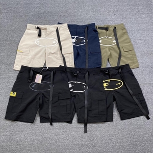 Pantaloncini CRTZ RTW 100% Artigianali di Alta Qualità con Stampa Logo Grande in Cotone Pesante, Pantaloncini Terry Corteizy Estivi Casual Stile Hypebeast - Product Image 3