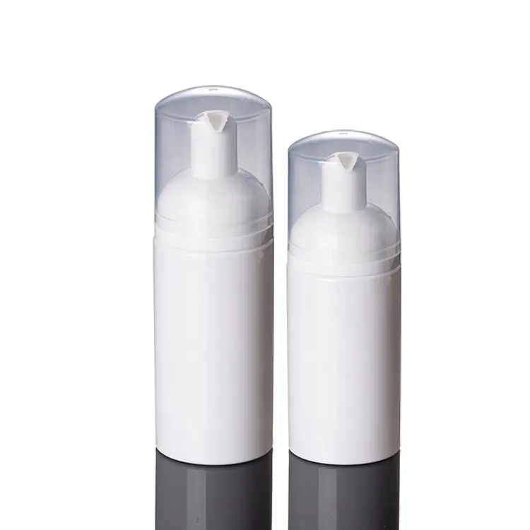 Флаконы очищающего средства для тела с насосом, белая бутылка, 100 мл