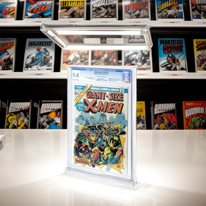 Étui de protection en acrylique pour bandes dessinées CGC de grande taille avec couvercle coulissant et support, surface polie de 5 mm d'épaisseur, luxe pour le design - Product Image 2