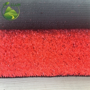Césped Artificial Delgado Personalizado Directo de Fábrica, Alfombra Roja Artificial, Césped Artificial Ignífugo para Paisajismo - Product Image 2
