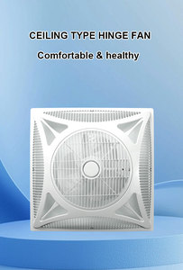 Quạt trần điện gia dụng công suất mạnh, động cơ AC, điều khiển từ xa, có thể gập lại, làm mát không khí, dùng cho văn phòng, khách sạn, chất liệu nhựa, hai cánh. - Product Image 2