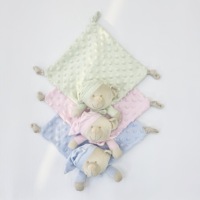 Couverture apaisante pour bébé Dot Minky, couverture réconfortante pour nouveau-né, ensemble cadeau pour bébé, couverture personnalisée pour bébé, Manta Doudou