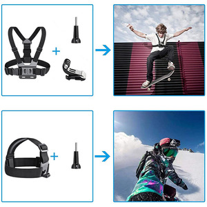 Kit d'accessoires pour caméra d'action HONGDAK 58 en 1, ensemble d'accessoires GoPro pour GoPro Hero 13 12 11 10, monopode, bâton à <span class=keywords><strong>selfie</strong></span>, clip - Product Image 3