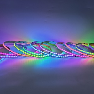 ระบบหรี่ไฟอัจฉริยะ 24V แผงวงจรพิมพ์ 8 มม. 10W/ม. 360LED/ม. ไฟ LED COB แบบดิจิตอล RGB แกนทองแดง ปรับความสว่างได้ - Product Image 4