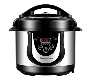 Cuisinière électrique à <span class=keywords><strong>pression</strong></span> multifonction 6L en acier inoxydable, contrôle numérique, cuve intérieure antiadhésive, protection contre la surchauffe - Product Image 1