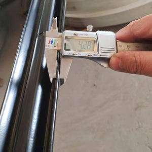 Valla de alta seguridad de diseño superior de lanza de tres puntas verde/negro satinado <span class=keywords><strong>con</strong></span> recubrimiento en polvo al por mayor - Product Image 3