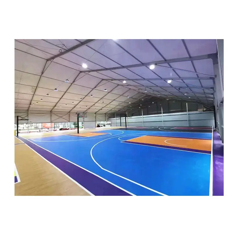 Suelo de vinilo de Pvc para fútbol interior, pista de deportes, baloncesto, bádminton, voleibol