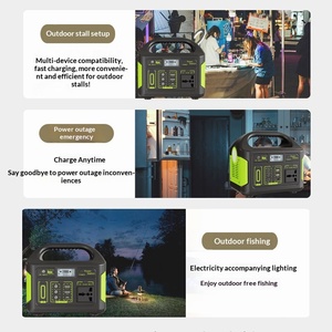 Batterie Externe Portable 300W pour Extérieur, Alimentation d'Urgence pour Ordinateur Portable, 110V 220V, Solaire, Voiture, MPPT, Eg009Li, Haute Capacité - Product Image 3