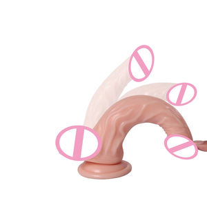 XISE 18.5cm godes en Pvc classiques super réalistes pénis en plastique Dong à vendre jouets sexuels érotiques femmes pas cher vêtements féminins aspiration - Product Image 2