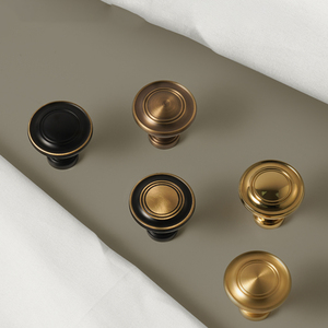 Vàng sáng bóng Tủ kéo và knobs rắn brass ngăn kéo xử lý cho Châu Âu nhà bếp thiết kế - Product Image 2