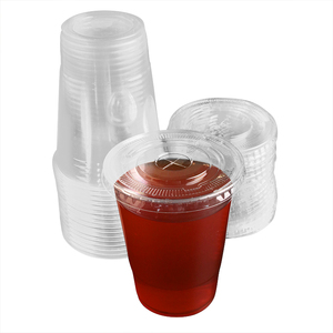 Custom Plastic Cups Cup High Quality Custom Tazas Descartables Boisson Plastic Cups With Lids Pp Cup Cold Cup PET Lid