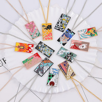 Collier pendentif personnalisé en métal de haute qualité, vente en gros, pas cher, personnages d'anime et de films, offre spéciale