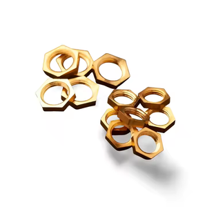 Écrou hexagonal en laiton pour raccord de tuyauterie, écrou à bride, fabrication avec filetage interne BSP, capuchon hexagonal, écrou hexagonal - Product Image 3
