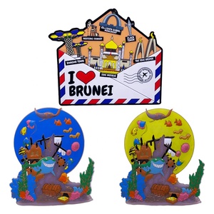 Imanes de Refrigerador Personalizados con Diseño 3D en Relieve, Recuerdos de Viaje de PVC, Imanes Flexibles de Goma con Dibujos Animados - Product Image 1