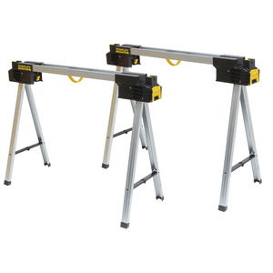 Stanley Fatmax Metal Sawhorses 48 In Adjustable <b>Work</b> Support <b>Stand</b> - Product Image 1