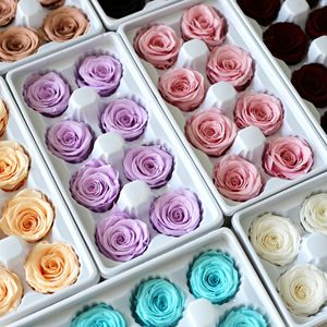 <span class=keywords><strong>Viola</strong></span> per sempre-rose di lunga durata 4-5cm conservati <span class=keywords><strong>fiori</strong></span> immortali realistici di natale e la festa della mamma rose - Product Image 2