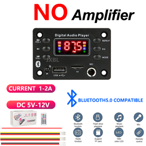 <span class=keywords><strong>Receptor</strong></span> Decodificador 5.0 con Control Remoto, Pantalla LED, Alimentación CC 5-12V, Sistema de Sonido Estéreo <span class=keywords><strong>para</strong></span> Casa y Auto, Hi-Fi, Flac, >20 Horas de Duración - Product Image 2