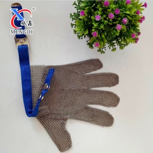 स्तर 5 कट सुरक्षा स्टेनलेस स्टील चेन मेल दस्ताने के लिए बटन-कट कार्यक्षमता हाथ और हाथ सुरक्षा - Product Image 5