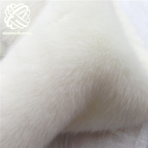 香农面料逼真貂皮仿超柔软奶油仿皮草面料院子里的外套/鞋子 - Product Image 1