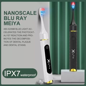 Hot Selling OEM Ultrasonic Teeth Brush Blue <b>Light</b> Whitening <b>Sonic</b> - Product Image 3