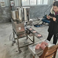 Machine automatique de formage de galettes de viande pour hamburgers et nuggets de poulet, machine à fabriquer des tourtes à la viande