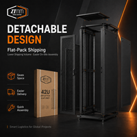 Armoire de serveur ZTmm 42U avec montage PDU et conception de gestion des câbles
