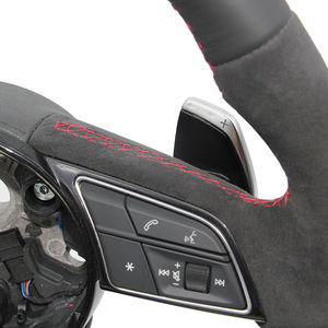 Volante SOON TODA para <span class=keywords><strong>Audi</strong></span> RS3 8V Sportback de Fibra de Carbono con Alcántara, Palancas de Cambio LED, Diseño para Pista - Product Image 6