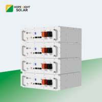 Batería Apilable de Bajo Voltaje de 51.2V 100ah, 5kwh, Lifepo4 para Sistema de Almacenamiento de Energía Solar