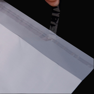 Custom logo Printing Biodegradable Pouch Frosted Swimwear Clothing Packaging Bag with Self Adhesive GRS - Product Image 3