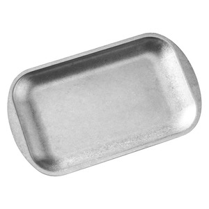 Stainless Steel Rectangular Trays 23cm 27cm 33cm Frosted Retro Serving Platters For Hot Pot <b>Barbecue</b> Commercial Use - Product Image 3