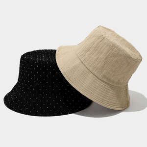 Chapeau Bob Femme Brillant Brodé 100% Coton Tendance pour la Pêche, les Voyages et l'Usage Quotidien – Vente en Gros - Product Image 2