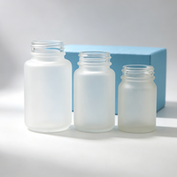 Capsule de blanchiment du verre, flacon de vitamines, capsule de soin des cheveux et de la peau, pot haut de gamme, conteneur de pilules hermétique
