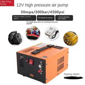 Bộ chuyển đổi khí nén PCP gia dụng 110V 12V DC làm mát bằng quạt, nhẹ, 300bar 4500psi 30mpa, dùng cho lặn biển và phụ kiện chơi paintball - Product Image 6