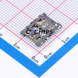 SNO-1300 SIM Card Connector SMD Connector Flip Cover Type Nano SIM Card Card Holder 1.4mm - Product Image 2