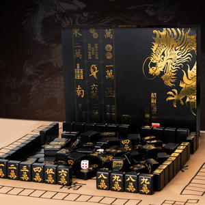 Mini <span class=keywords><strong>jeu</strong></span> de <span class=keywords><strong>Mahjong</strong></span> portable de voyage, modèle populaire <span class=keywords><strong>en</strong></span> <span class=keywords><strong>ligne</strong></span>, idéal pour dortoir, maison, fête, tuiles de <span class=keywords><strong>Mahjong</strong></span> à manivelle, vente <span class=keywords><strong>en</strong></span> gros - Product Image 1