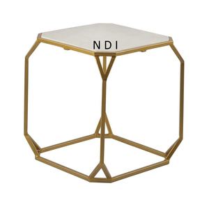 Esmalte brillante Acabado Diseño Té Café Mesa de servicio Aluminio Metal Sofá Mesa auxiliar - Product Image 6