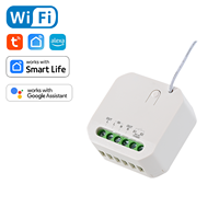 Module d'interrupteur intelligent WiFi Smart Life, disjoncteur mural 1 canal 240V, matériau PC, design minimaliste