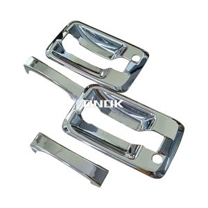 ฝาครอบมือจับ<span class=keywords><strong>ประตู</strong></span>ด้านนอกโครเมียม<span class=keywords><strong>4</strong></span> In 1,อะไหล่ตัวถังรถบรรทุกญี่ปุ่นสำหรับ <span class=keywords><strong>Isuzu</strong></span> Elf Npr 700P - Product Image 3