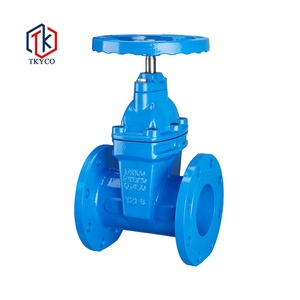 PN10 PN16 Flange Type Non Rising Gate Soft <b>Sealing</b> Ductile Cast Iron Sluice Gate Non Rising Stem Gate Flange Type Non Risi - Product Image 2