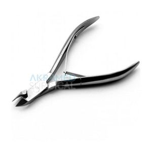 Outils de pédicure professionnels pince à cuticules pour ongles directe d'usine Logo Laser coupe-ongles fabriqué au Pakistan - Product Image 2