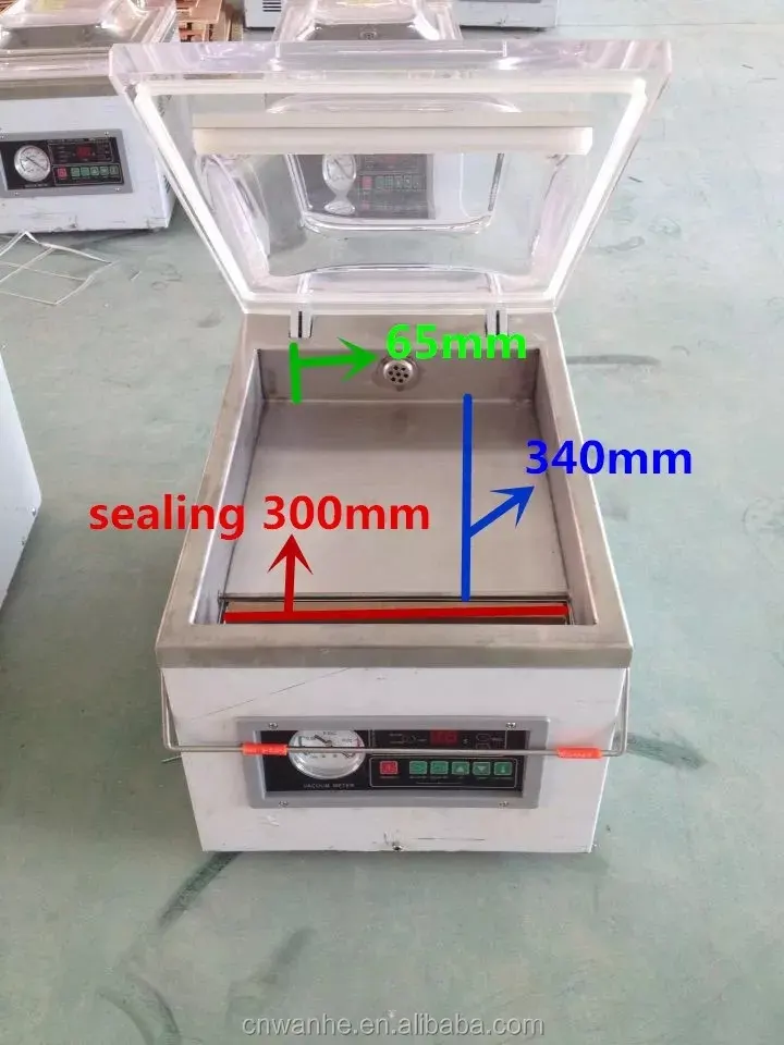 Huayuan macchine per l'imballaggio sottovuoto di frutta e verdura per alimenti a camera industriale/domestica