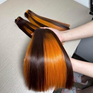 Prêt à Expédier Paquet d'Extension de Cheveux Raides Os Machine à Trame Cheveux Sans Perte de Cheveux Vente jusqu'à #30 $ par Kilo - Product Image 5
