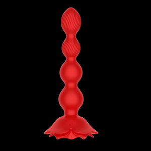 Rose-Colored Female Vibrator Adult Anal Sex Toy Silicone Waterproof Eco-Friendly Vibrating <b>Plug</b> <b>Remote</b> Control Twisting Jumping - Product Image 6