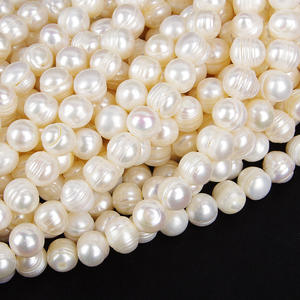Collier de perles d'eau douce naturelles de 10-11 mm, presque parfaites, de qualité AAAA, vente en gros et au détail auprès du fabricant - Product Image 3