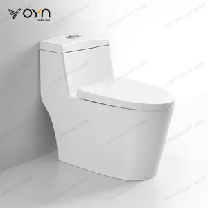 OYN Sanitary 1306 1 Piece Toilet Ware Western Style Toilet Bowl For Hotel Home Bathroom Wc Wash Down Toilet