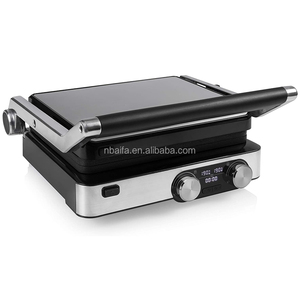Aifa 2024, nuevo diseño, planchas antiadherentes, placa de cocina, 2 rebanadas, <span class=keywords><strong>sandwichera</strong></span>, Panini, parrilla de prensa con bandeja de goteo extraíble - Product Image 3