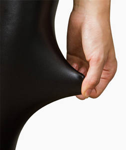 Pantaloni <span class=keywords><strong>in</strong></span> Ecopelle Invernali da Donna Taglie Forti, Vita Alta, Caldi con Interno <span class=keywords><strong>in</strong></span> <span class=keywords><strong>Velluto</strong></span>, Elasticizzati, dalla Taglia S alla 5XL - Product Image 2