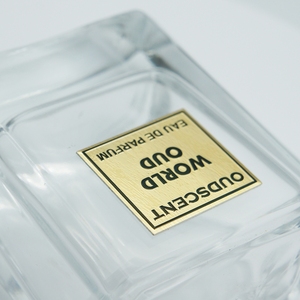 Étiquettes autocollantes personnalisées en métal, bouteille de parfum, Logo privé de marque, pour ongles, pièces - Product Image 3