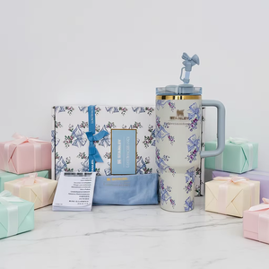 Nouvelle tasse de voiture transfrontalière eBay 2e génération 40oz motif floral - Product Image 1